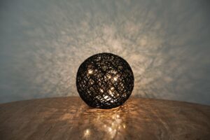 Zwarte LED Decoratie Bal