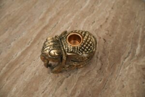Gouden Kaarshouder Olifant