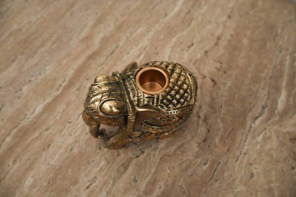 Gouden Kaarshouder Olifant